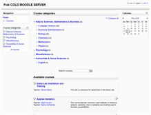 Tablet Screenshot of cold.fisk.edu